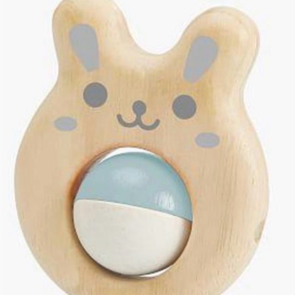 Gently Used Toys x pbk Watercolor Bunny Rattle